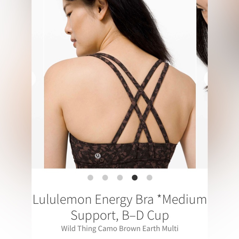 Lululemon Camo Energy Bra